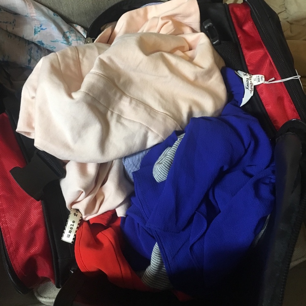 Bag of 20 female clothes (sized L-XL)